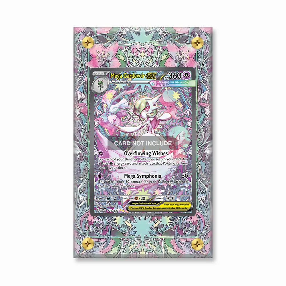Mega Gardevoir ex 178-132 SIR SAR Mega Pokemon Base Set Extended Art - Magnetic Acrylic, PSA, Screw Standing Pokemon Card Display Case | animeholder.com Anime Holder Mega Gardevoir ex 178-132 SIR SAR Mega Pokemon Base Set Extended Art - Magnetic Acrylic, PSA, Screw Standing Pokemon Card Display Case | animeholder.com Anime Holder