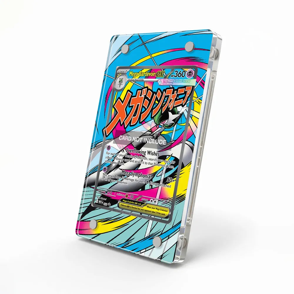 Mega Gardevoir ex MEP 032 Promo Extended Art Display Cases - Magnetic Case - Side View