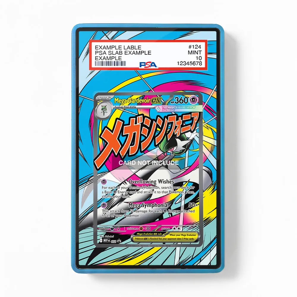 Mega Gardevoir ex MEP 032 Promo Extended Art Display Cases - PSA Slab Case - Front View