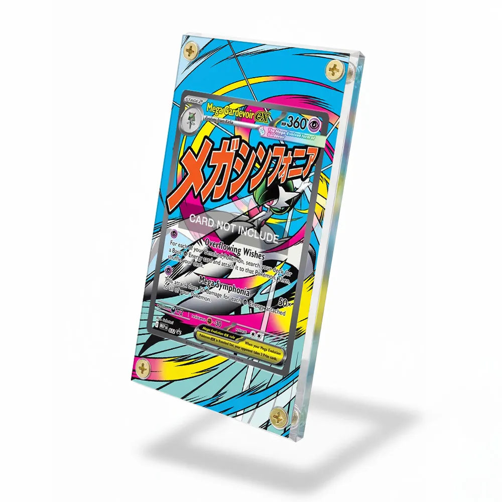 Mega Gardevoir ex MEP 032 Promo Extended Art Display Cases - Screws Case - Side View