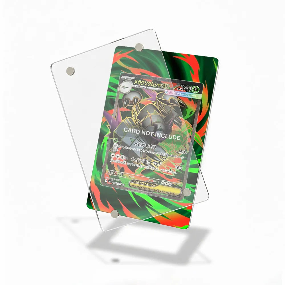 Mega Golisopod ex 089-076 SR Storm Emeralda Delta Reign Pokemon Cards Custom Art Display Cases - Magnetic Case - Detail View