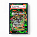 Mega Golisopod ex 089-076 SR Storm Emeralda Delta Reign Pokemon Cards Custom Art Display Cases - PSA Slab Case - Front View