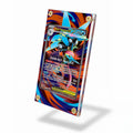 Mega Greninja ex Secret Rare SR Ninja Spinner Chaos Rising Extended Art Display Cases - Screws Case - Side View