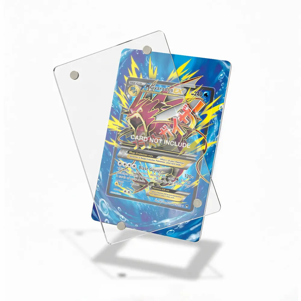 Mega Gyarados EX 115-122 XY Evolutions Pokemon Cards Custom Art Display Cases - Magnetic Case - Detail View