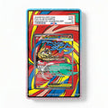 Mega Hawlucha ex 268-217 Special Illustration Rare ASC Extended Art Display Cases - PSA Slab Case - Front View