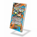 Mega Kangaskhan ex 104-132 Mega Evolution Pokemon Cards Custom Art Display Cases - Screws Case - Side View