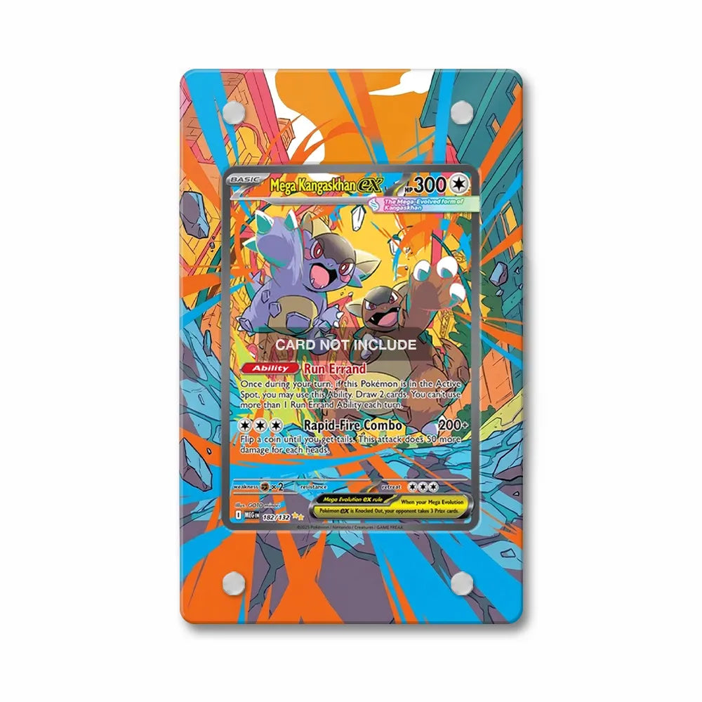 Mega Kangaskhan ex 182-132 XY Evolutions Extended Art Display Cases - Magnetic Case - Front View