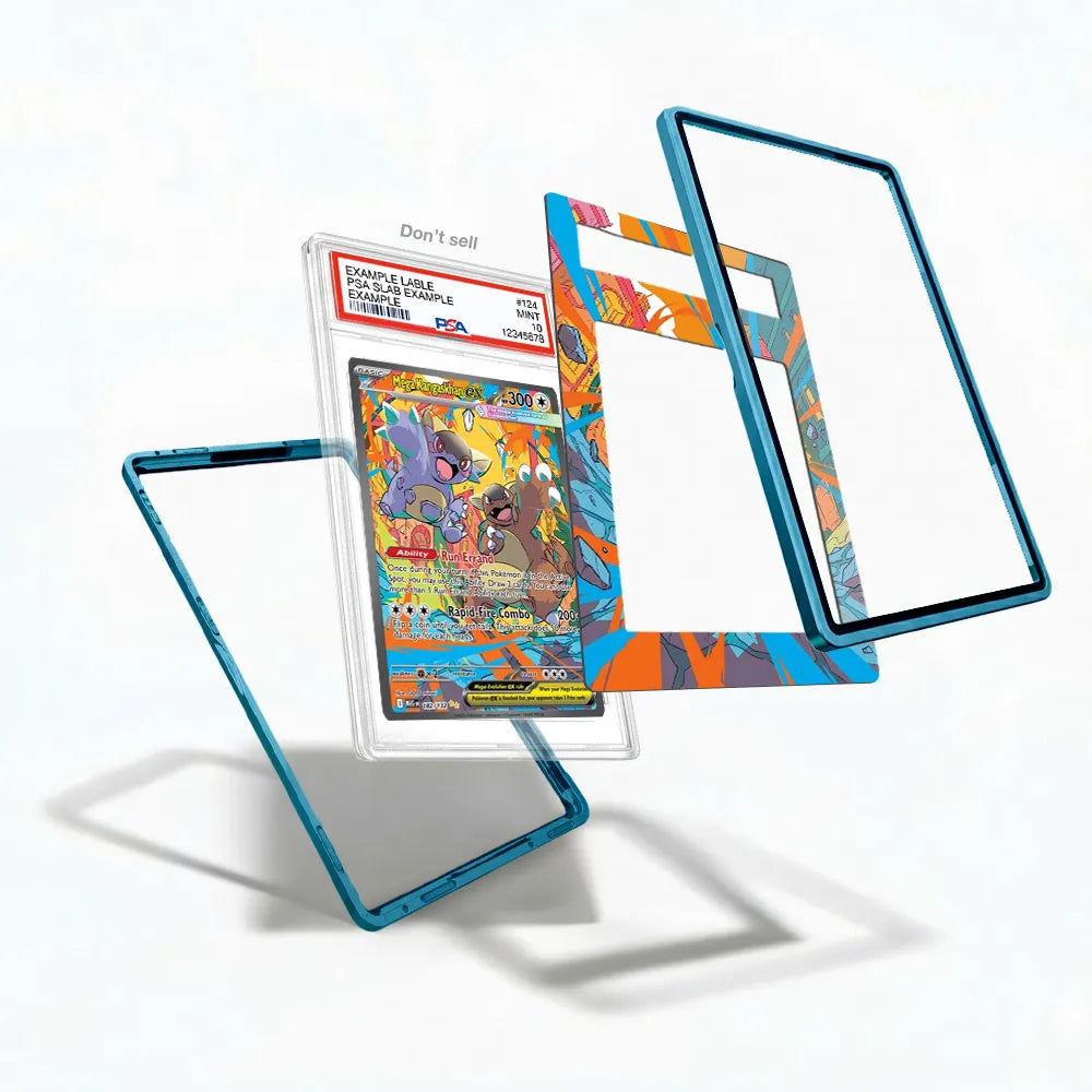 Mega Kangaskhan ex 182-132 XY Evolutions Extended Art Display Cases - PSA Slab Case - Detail View
