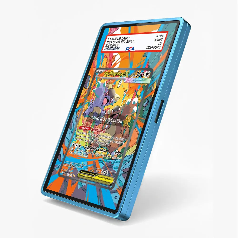 Mega Kangaskhan ex 182-132 XY Evolutions Extended Art Display Cases - PSA Slab Case - Side View