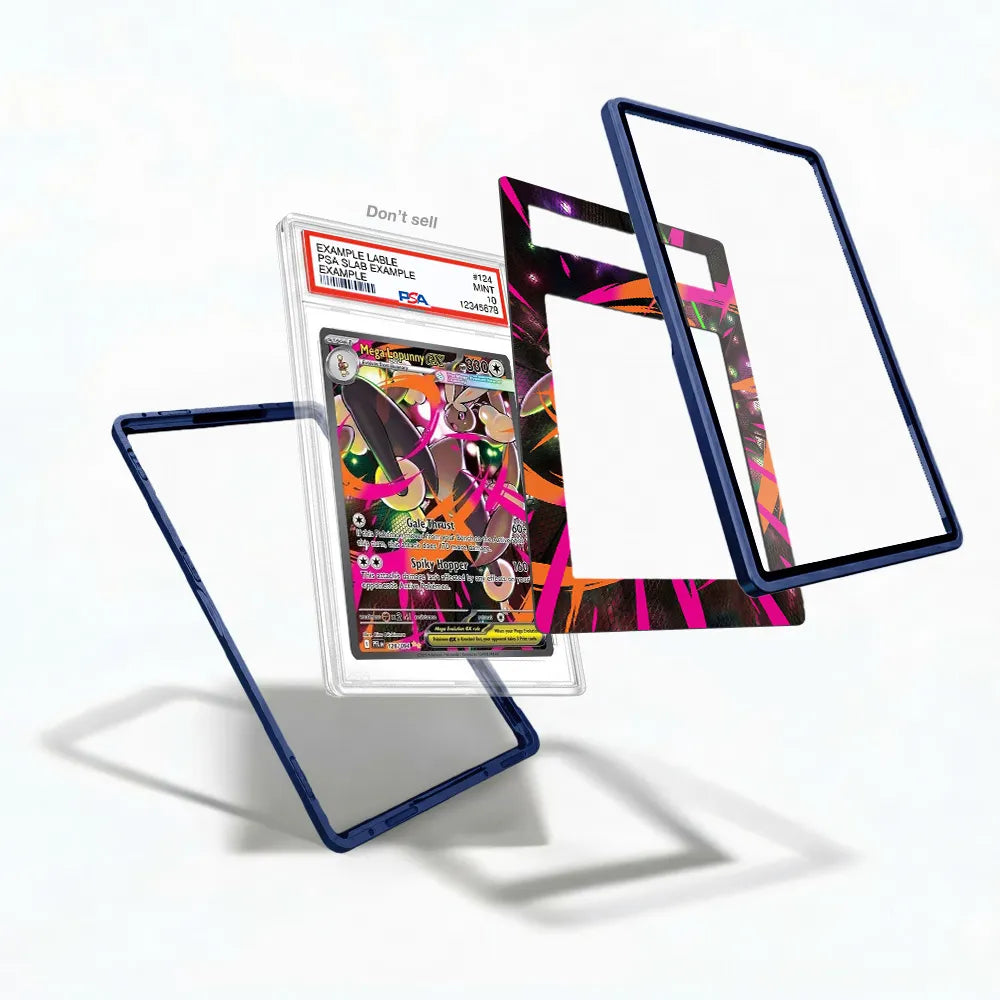 Mega Lopunny ex 128-094 SIR SAR Phantasma Flames Extended Art Display Cases - PSA Slab Case - Detail View