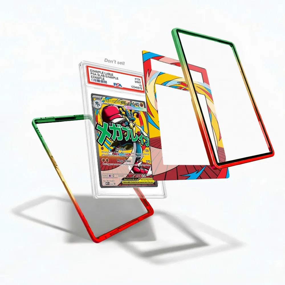 Mega Lucario ex MEP 033 Promo Extended Art Display Cases - PSA Slab Case - Detail View