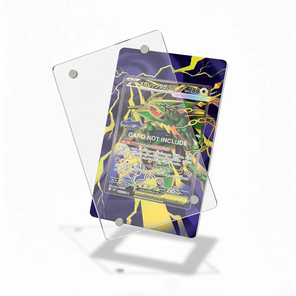 Mega Rayquaza ex 095-076 SR M6 Delta Reign Extended Art Display Cases - Magnetic Case - Detail View