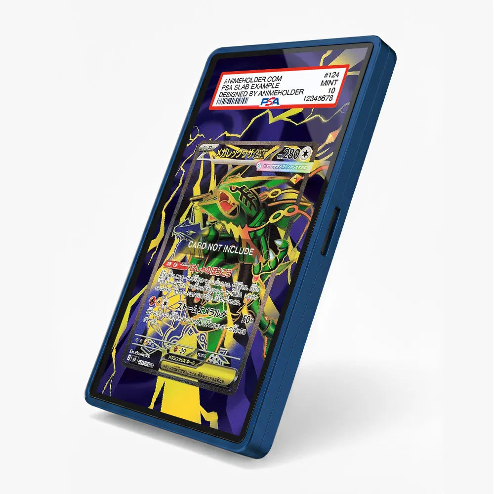 Mega Rayquaza ex 095-076 SR M6 Delta Reign Extended Art Display Cases - PSA Slab Case - Side View