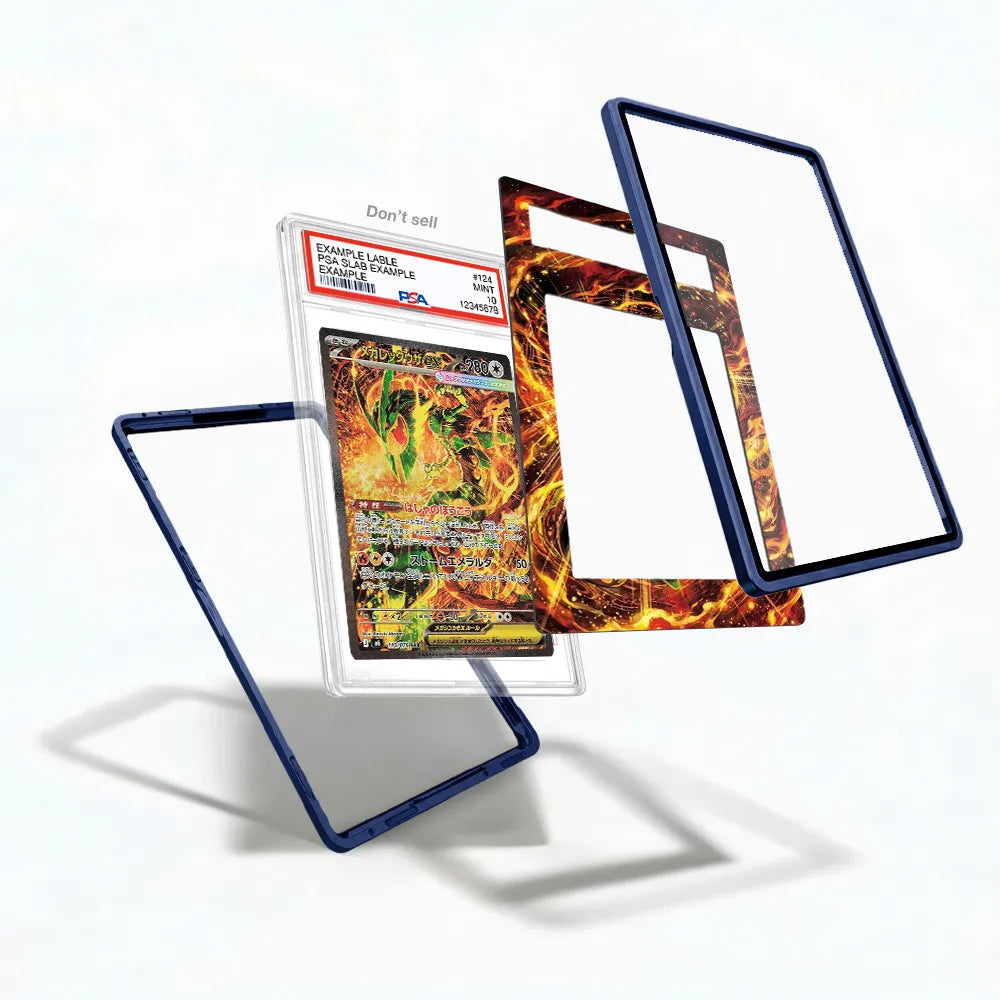 Mega Rayquaza ex 110-076 SAR Mega Brave Extended Art Display Cases - PSA Slab Case - Detail View