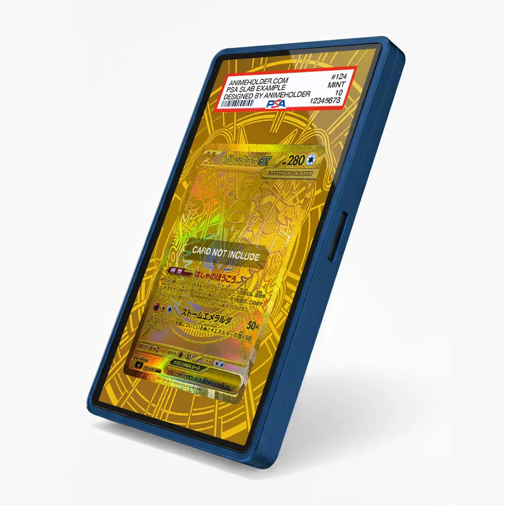 Mega Rayquaza ex 113-076 MUR M6 Delta Reign Extended Art Display Cases - PSA Slab Case - Side View