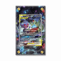 Mega Sableye & Tyranitar GX 216-236 Cosmic Eclipse Pokemon Cards Custom Art Display Cases - Screws Case - Front View