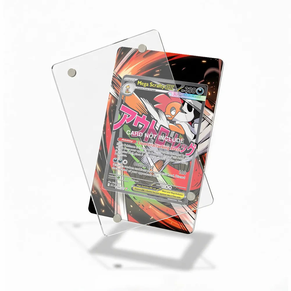 Mega Scrafty ex 270-217 Special Illustration Rare ASC Extended Art Display Cases - Magnetic Case - Detail View