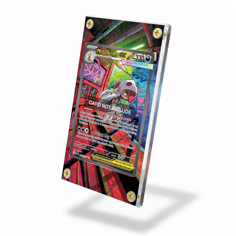 Mega Scrafty ex 285-217 Street Outlaw Extended Art Display Cases - Screws Case - Side View