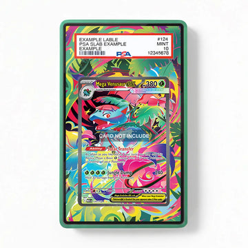 Mega Venusaur ex 177-132 Mega Evolution Extended Art Display Cases - PSA Slab Case - Front View