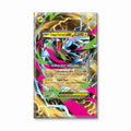 Mega Zeraora ex 027-084 Ultra Rare PBL Custom Card Extended Art Display Cases - Screws Case - Front View