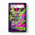 Mega Zeraora ex 096-081 SR M5 Extended Art Display Cases - PSA Slab Case - Front View
