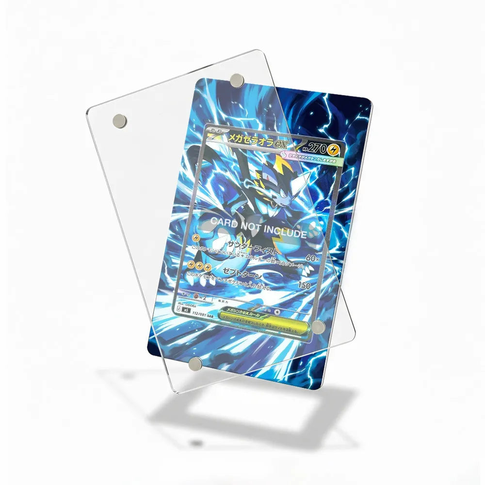 Mega Zeraora ex 112-081 SAR M5 Extended Art Display Cases - Magnetic Case - Detail View