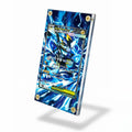 Mega Zeraora ex 112-081 SAR M5 Extended Art Display Cases - Screws Case - Side View