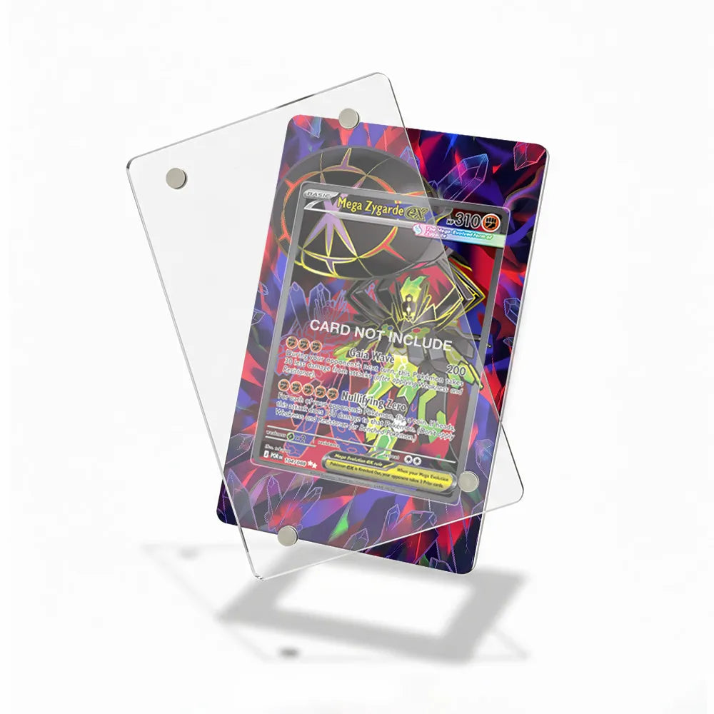 Mega Zygarde ex SR Nihil Zero Perfect Order Extended Art Display Cases - Magnetic Case - Detail View