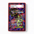 Mega Zygarde ex SR Nihil Zero Perfect Order Extended Art Display Cases - PSA Slab Case - Front View