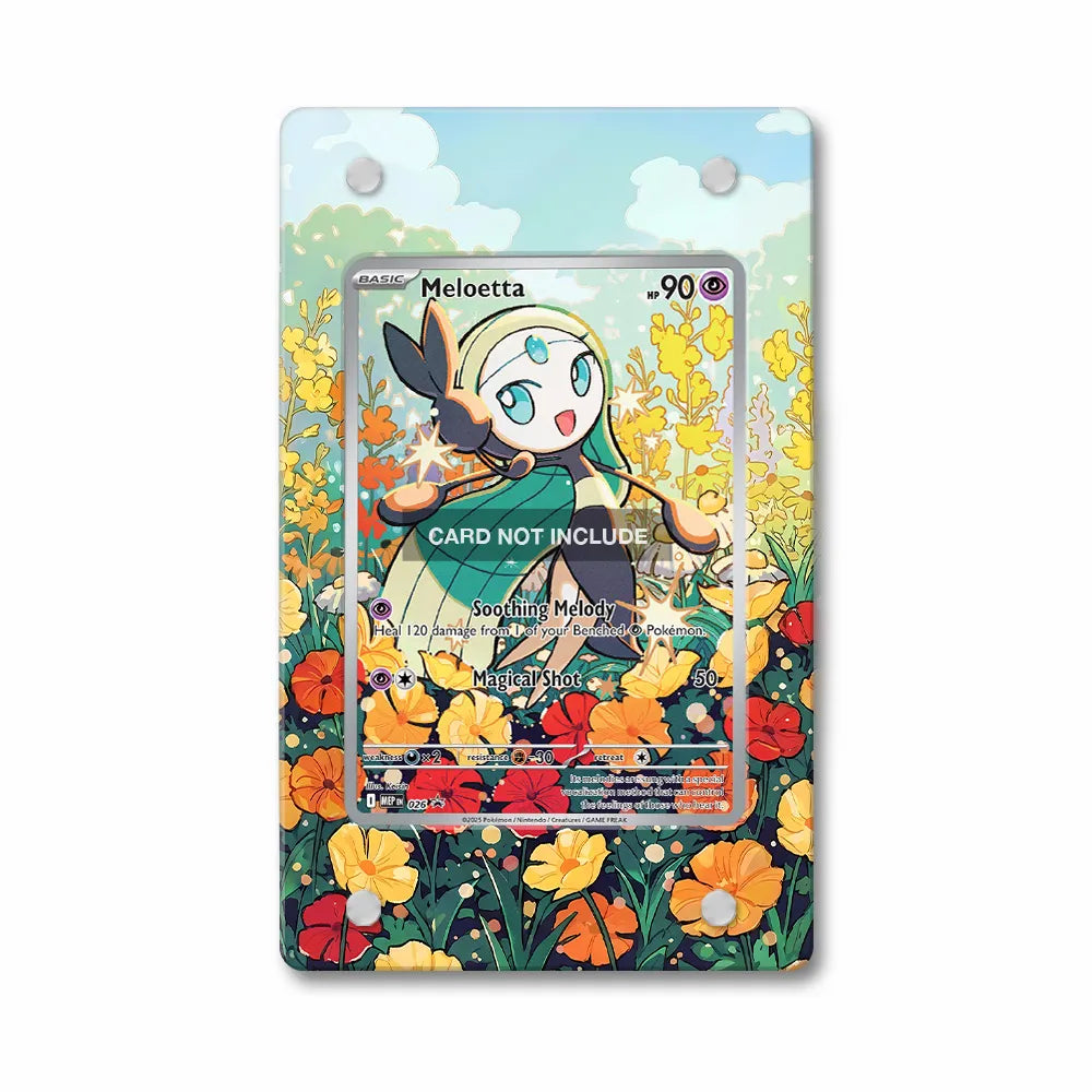 Meloetta MEP 026 Promo Extended Art Display Cases - PSA Graded Guard Case - Front View