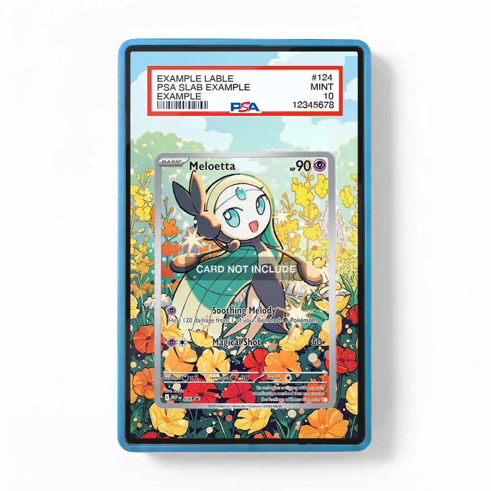 Meloetta MEP 026 Promo Extended Art Display Cases - PSA Graded Guard Case - Front View