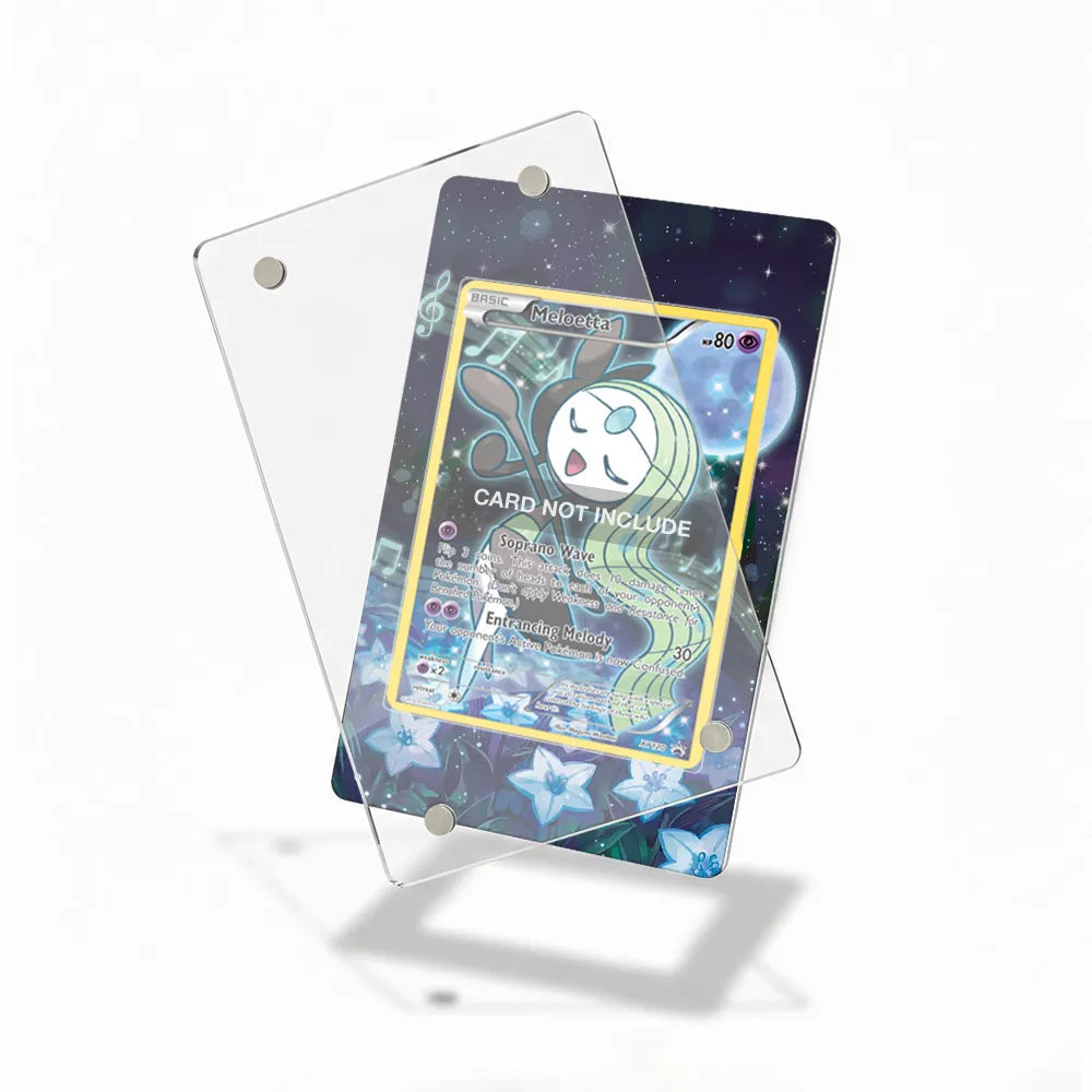 Meloetta XY120 Promo XY Series Extended Art Display Cases - Magnetic Case - Detail View