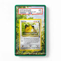 Meowth-Holo 10 Game Boy-Black Star Pokemon Cards Custom Art Display Cases - PSA Slab Case - Front View