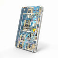 Meowth 144-128 Illustration Rare 30th Anniversary Pokemon Cards Custom Art Display Cases - Magnetic Case - Side View