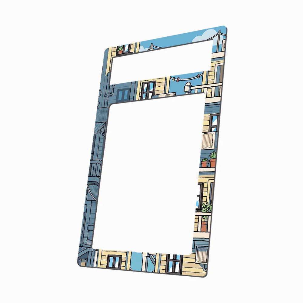 Meowth 144-128 Illustration Rare 30th Anniversary Pokemon Cards Custom Art Display Cases - PSA Metal Art Only - Side View