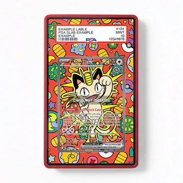 Meowth SIR SAR Nihil Zero Perfect Order Extended Art Display Cases - PSA Graded Guard Case - Front View