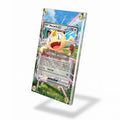 Meowth ex 062-088 Double Rare POR Pokemon Cards Custom Art Display Cases - Screws Case - Side View