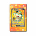 Meowth ex 107-088 Perfect Order Pokemon Cards Extended Art Display Cases - Magnetic Case - Front View