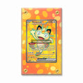 Meowth ex 107-088 Perfect Order Pokemon Cards Extended Art Display Cases - Screws Case - Front View