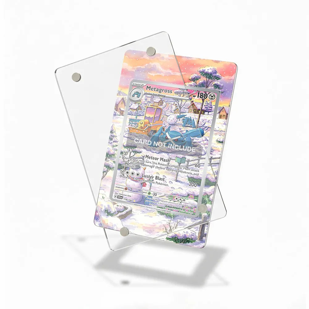 Metagross 178-162 IR AR Temporal Forces Extended Art Display Cases - Magnetic Case - Detail View