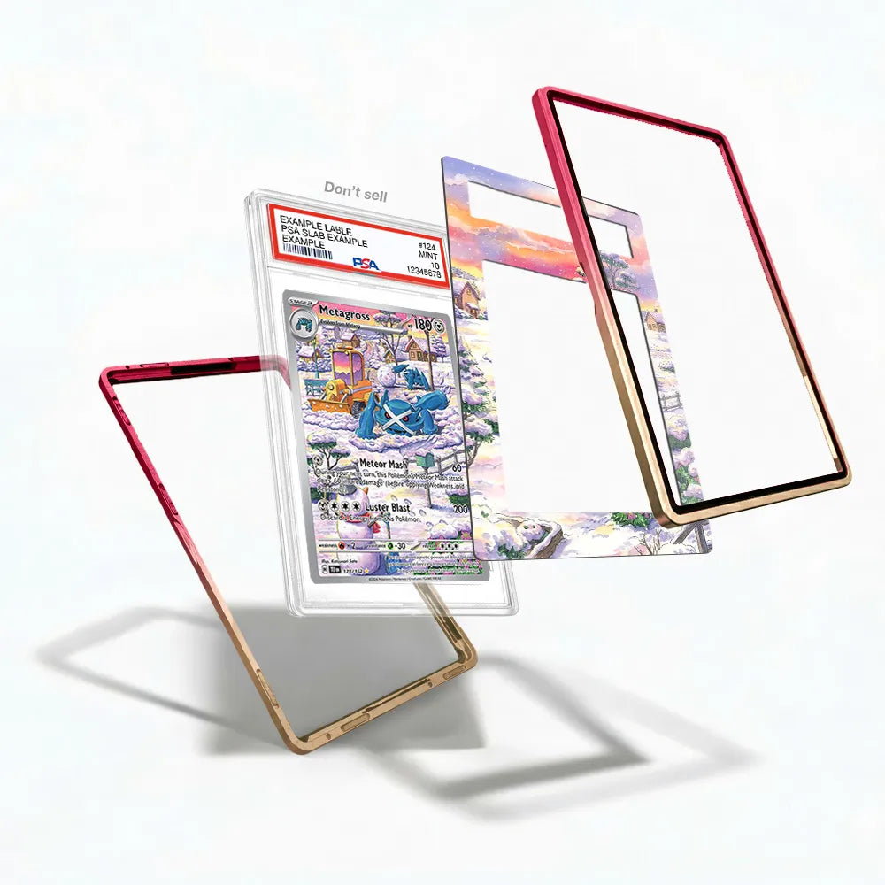 Metagross 178-162 IR AR Temporal Forces Extended Art Display Cases - PSA Slab Case - Detail View