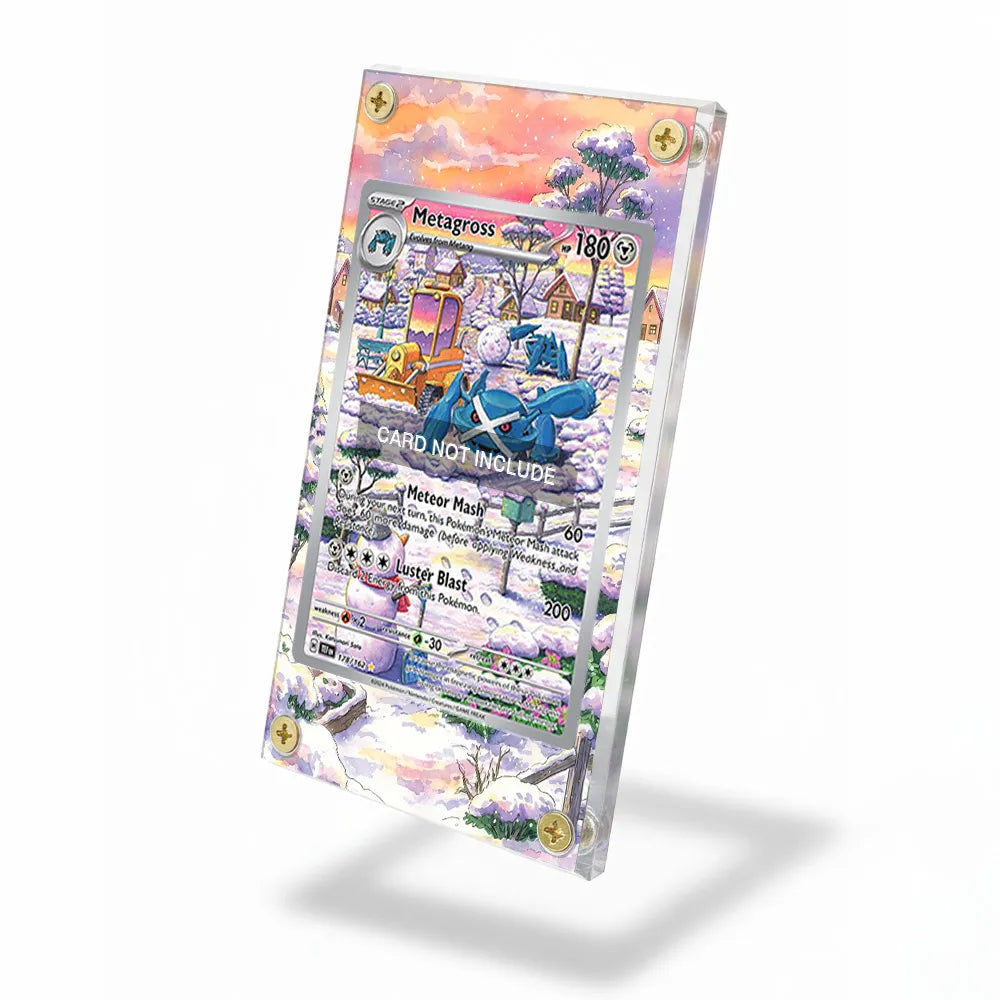 Metagross 178-162 IR AR Temporal Forces Extended Art Display Cases - Screws Case - Side View
