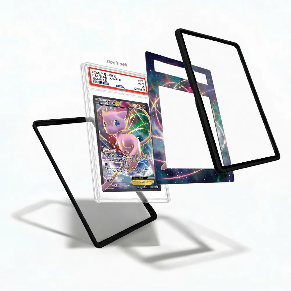 Mew-EX – XY126 Promo Extended Art Display Cases - PSA Slab Case - Detail View