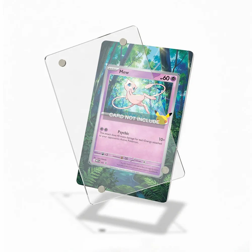 Mew 105 Promo MEP 30th Anniversary Extended Art Display Cases - Magnetic Case - Detail View