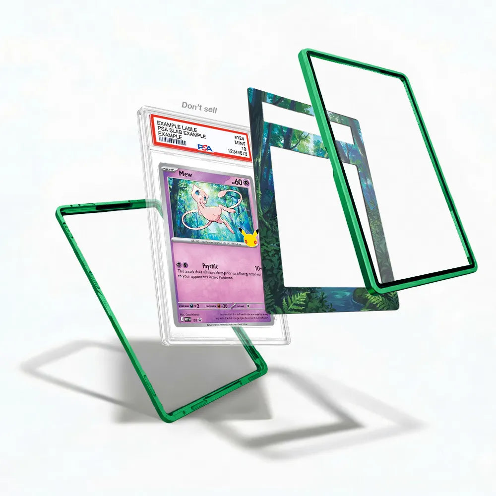 Mew 105 Promo MEP 30th Anniversary Extended Art Display Cases - PSA Slab Case - Detail View