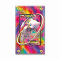 Mew EX 120-124 Dragons Exalted Pokemon Cards Extended Art Display Cases - Screws Case - Front View