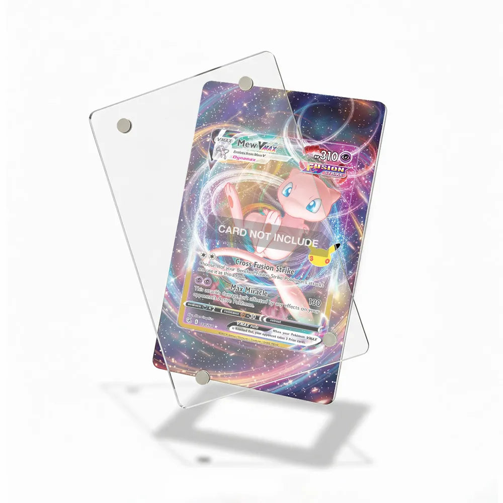 Mew VMAX 114-264 30th Anniversary Extended Art Display Cases - Magnetic Case - Detail View