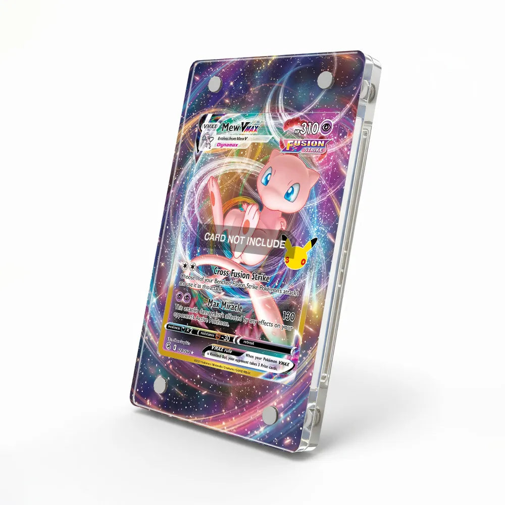 Mew VMAX 114-264 30th Anniversary Extended Art Display Cases - Magnetic Case - Side View
