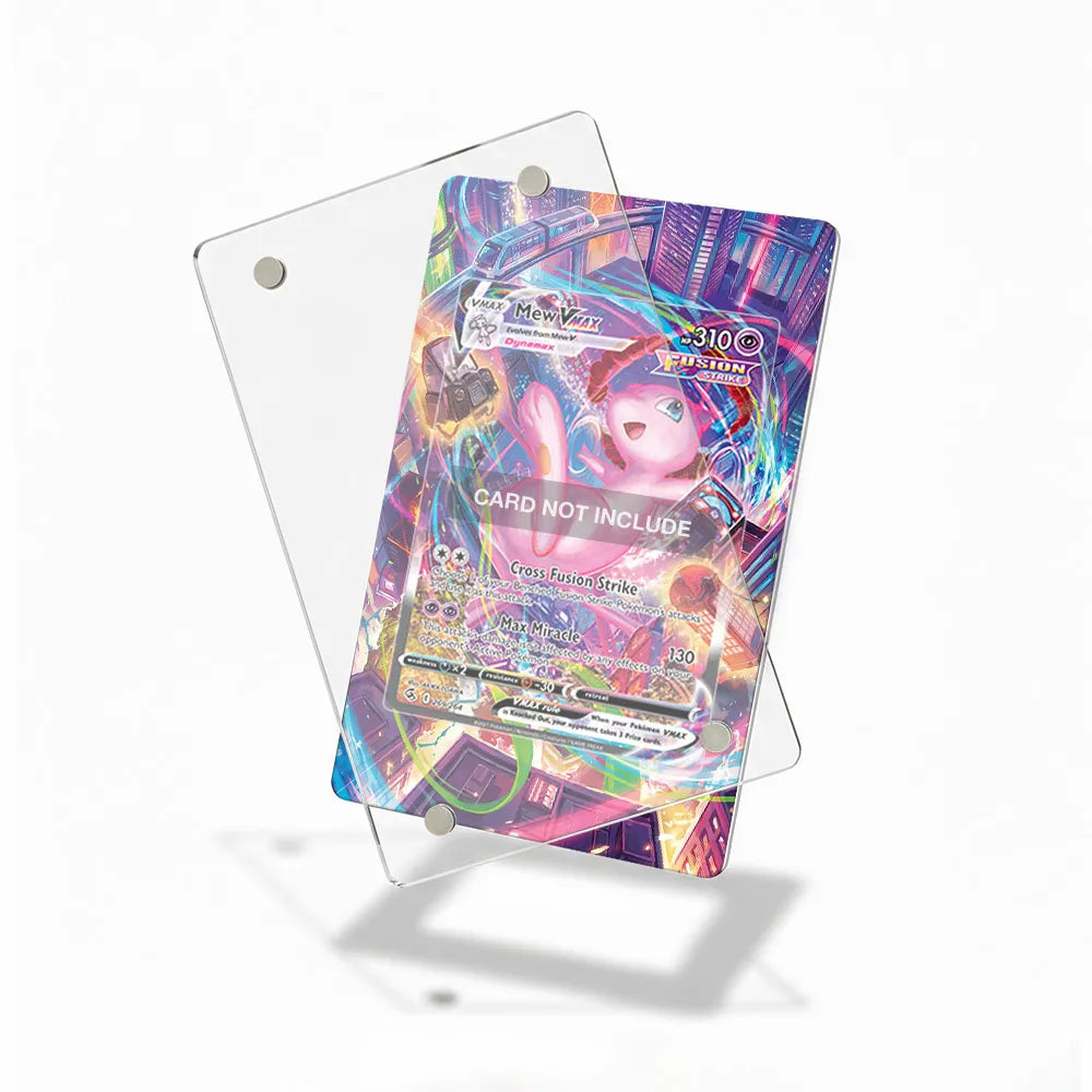 Mew VMAX 269-264 SIR SAR Fusion Strike Alternate Art Extended Art Display Cases - Magnetic Case - Detail View