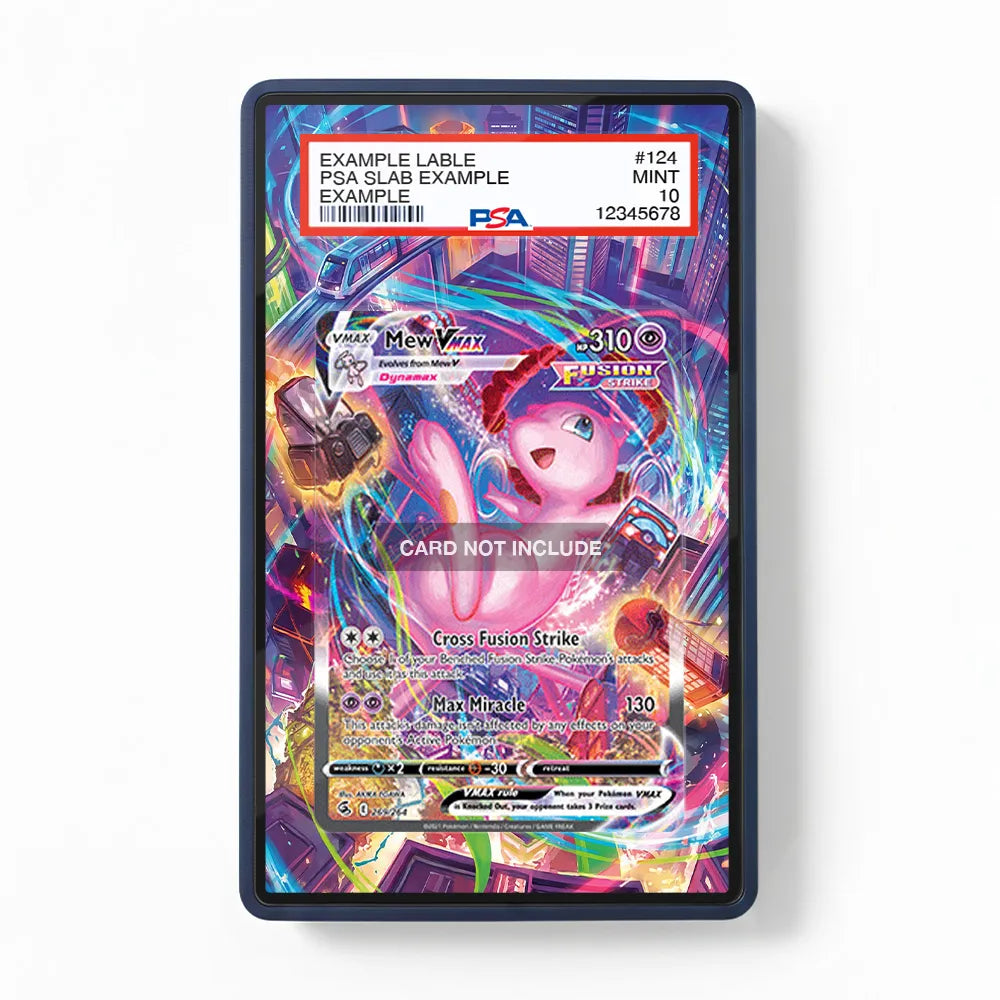 Mew VMAX 269-264 SIR SAR Fusion Strike Alternate Art Extended Art Display Cases - PSA Slab Case - Front View